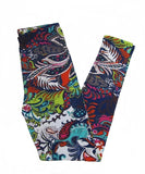 Multicolored Paisley Print Leggings