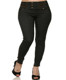 Black High Waist Jeggings